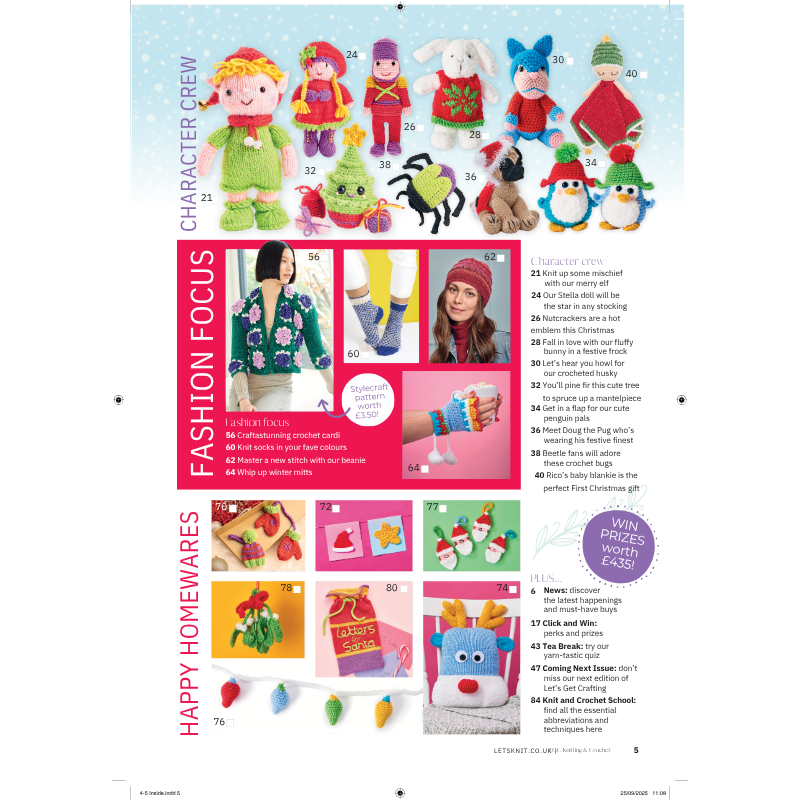 🎄 Let’s Get Crafting – Issue 153: Christmas Edition Single issue | Ships free across the UK (3–5 days)