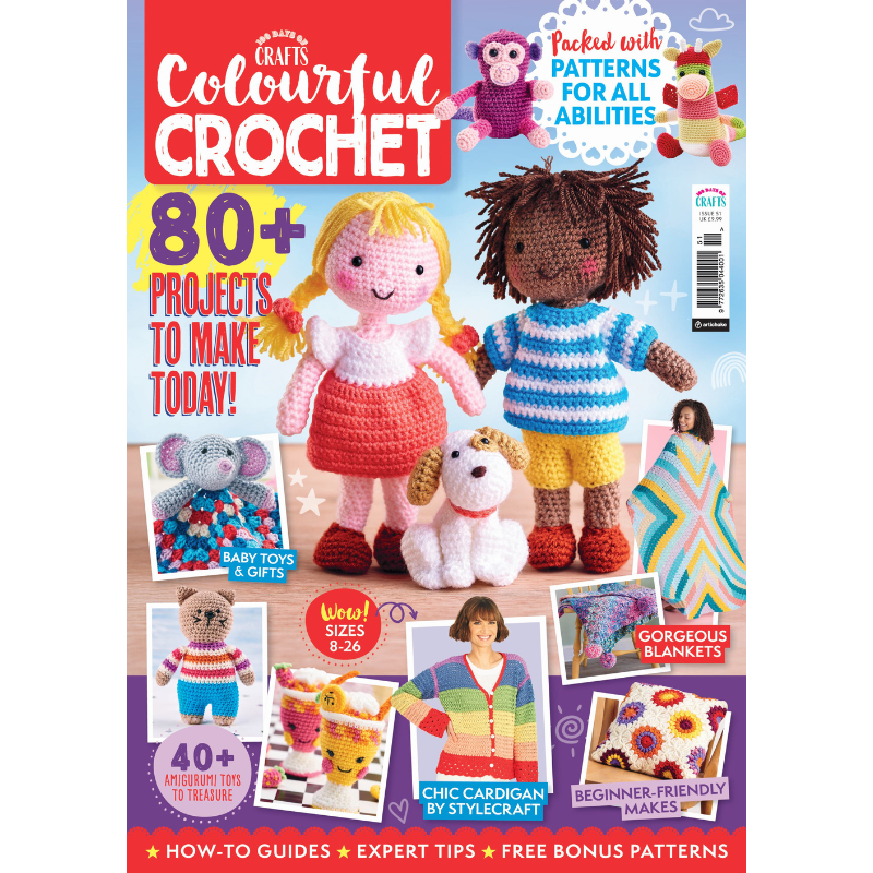 π 100 Days of Crafts - Colourful Crochet β Issue 51: Single issue