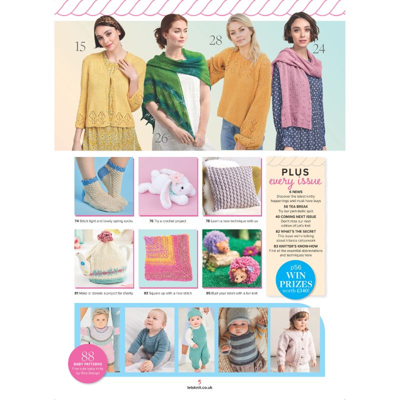 🎄 Let’s Knit – March 2026 Issue (218): Single issue