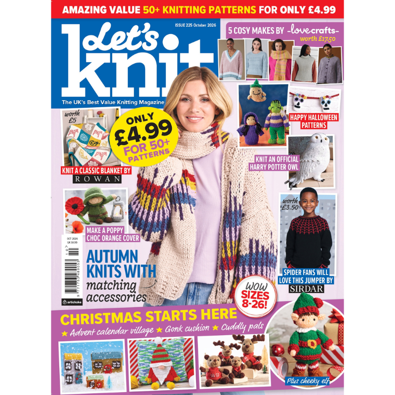 Let’s Knit – October 2026 Issue (225): Single issue