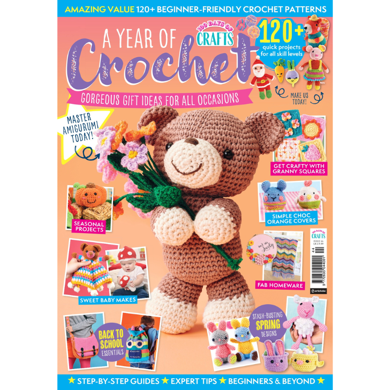 🧶 100 Days of Crafts – Issue 44: A Year of Crochet Single issue
