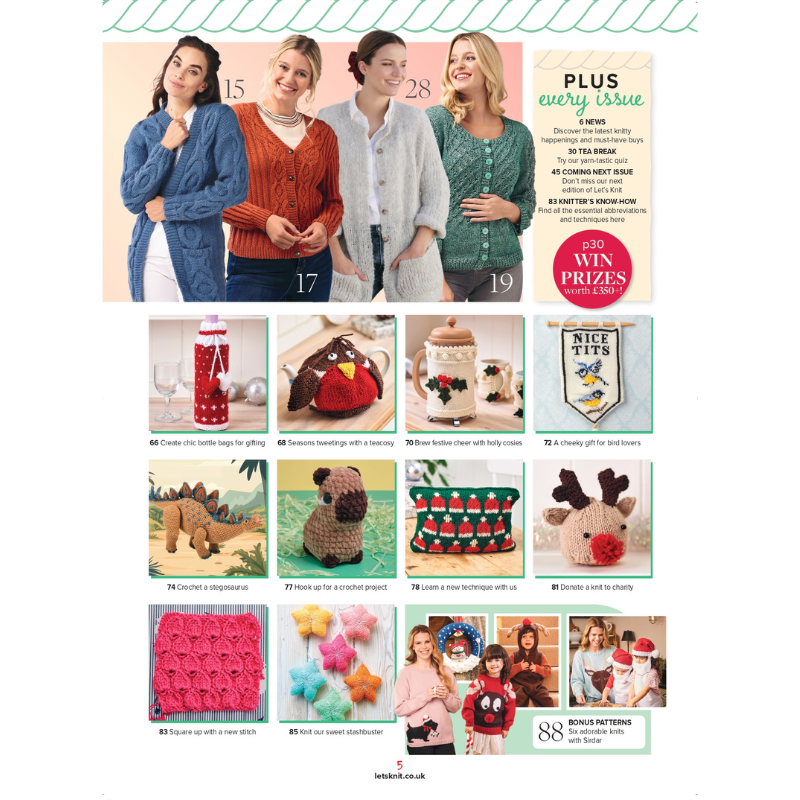 🎄 Let’s Knit – November 2025 Issue (214): Single issue
