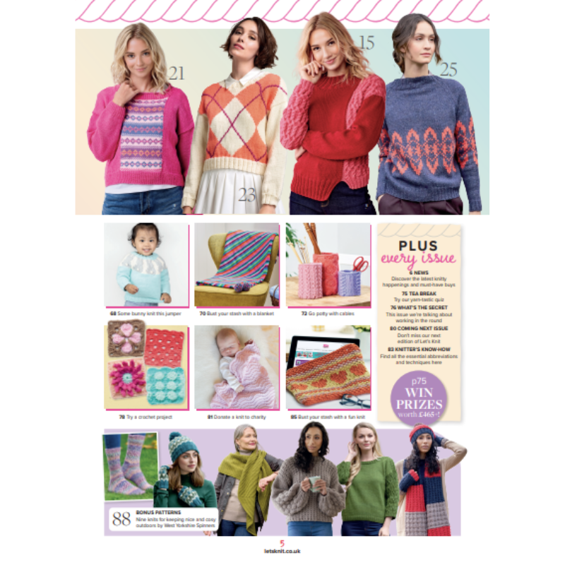 🎄 Let’s Knit – January 2026 Issue (216): Single issue