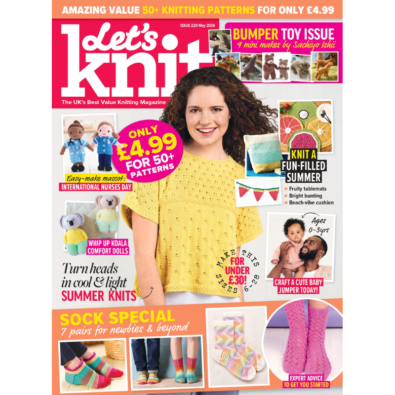 Let’s Knit – May 2026 Issue (220): Single issue
