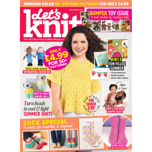 Let’s Knit – May 2026 Issue (220): Single issue