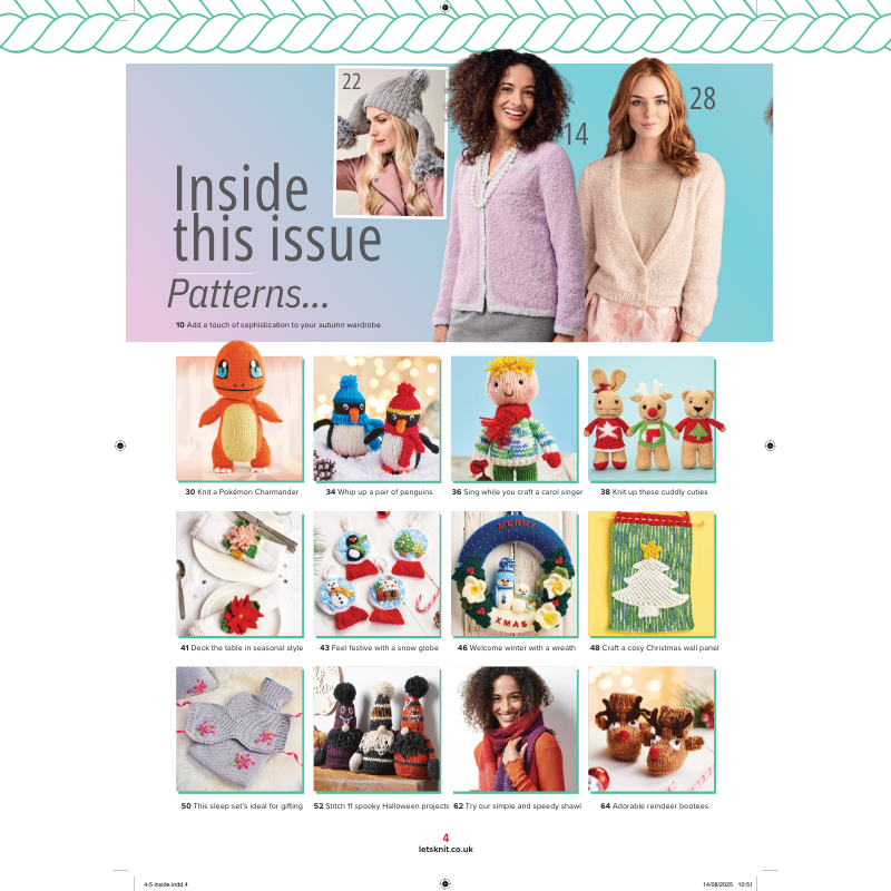 🍂 Let’s Knit – September 2025 (Issue 212) Single issue