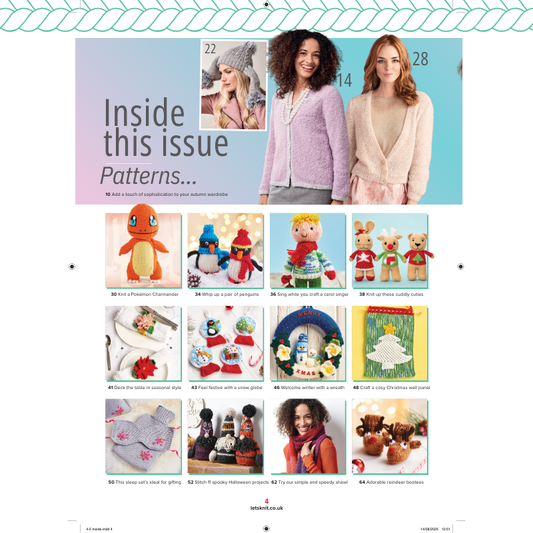 🍂 Let’s Knit – September 2025 (Issue 212) Single issue