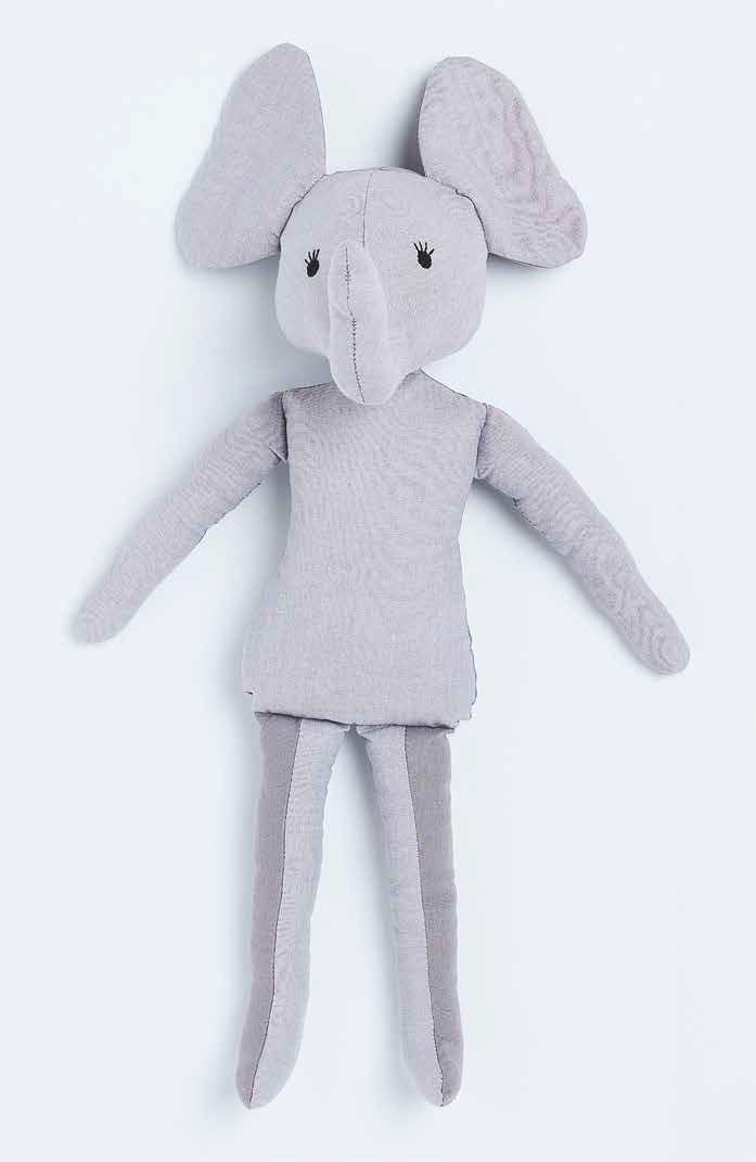 Eloise Elephant Toy Sewing Pattern | Dressimal Series