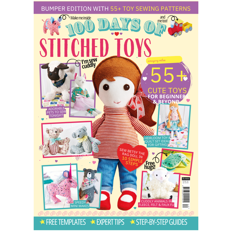 🧸 100 Days of Crafts – Issue 40: Stitched Toys Single issue