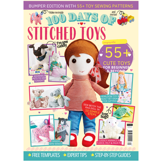 🧸 100 Days of Crafts – Issue 40: Stitched Toys Single issue