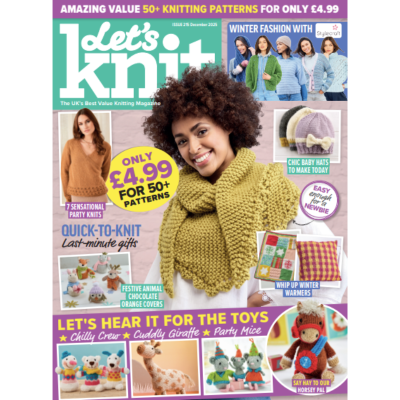 🎄 Let’s Knit – December 2025 Issue (215): Single issue