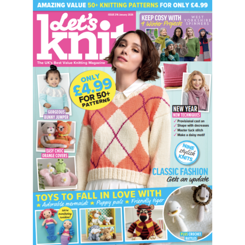 🎄 Let’s Knit – January 2026 Issue (216): Single issue