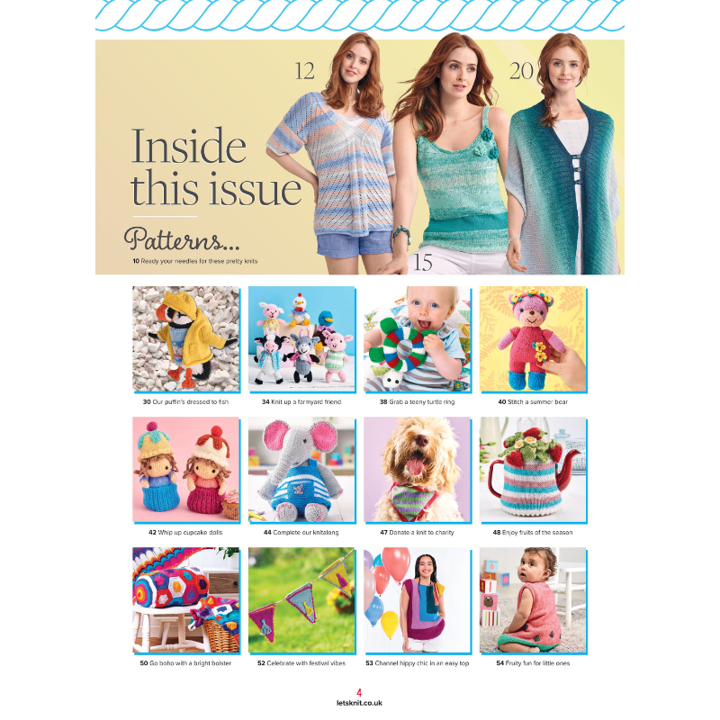 Let’s Knit – July 2026 Issue (222): Single issue