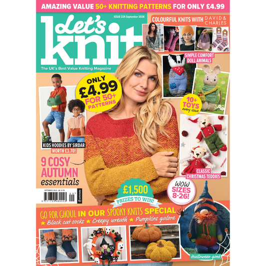Let’s Knit – September 2026 Issue (224): Single issue