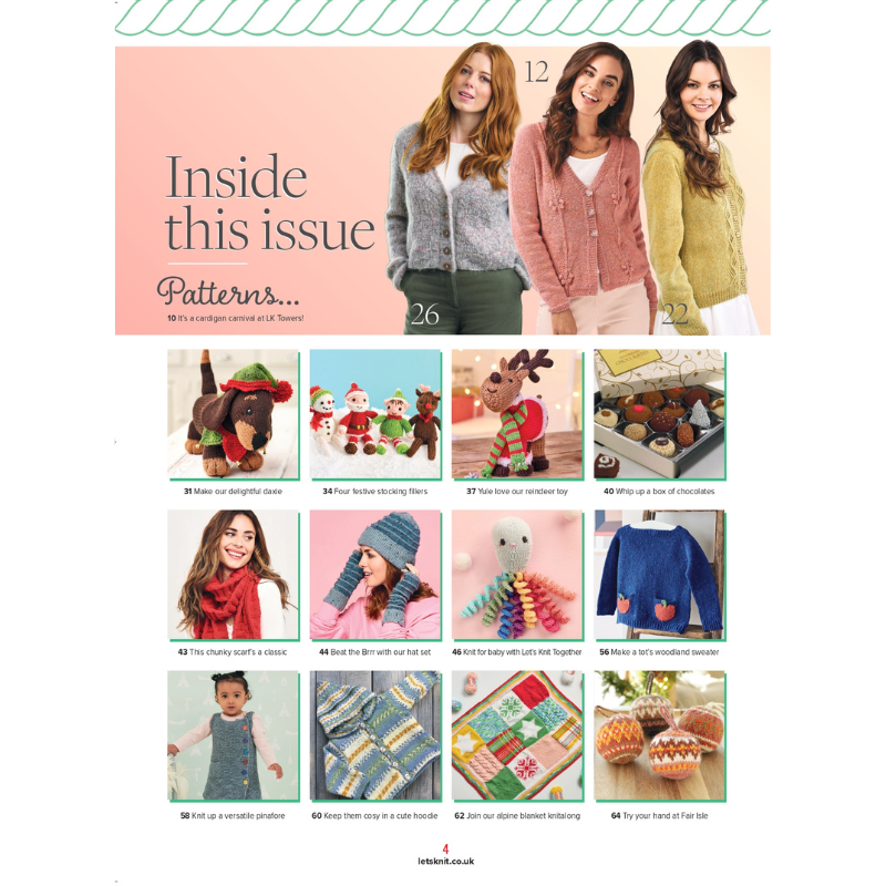 🎄 Let’s Knit – November 2025 Issue (214): Single issue