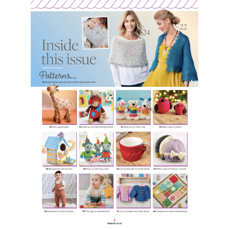 🎄 Let’s Knit – December 2025 Issue (215): Single issue