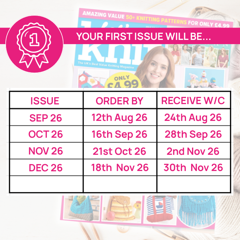 Let's Knit Magazine Subscription