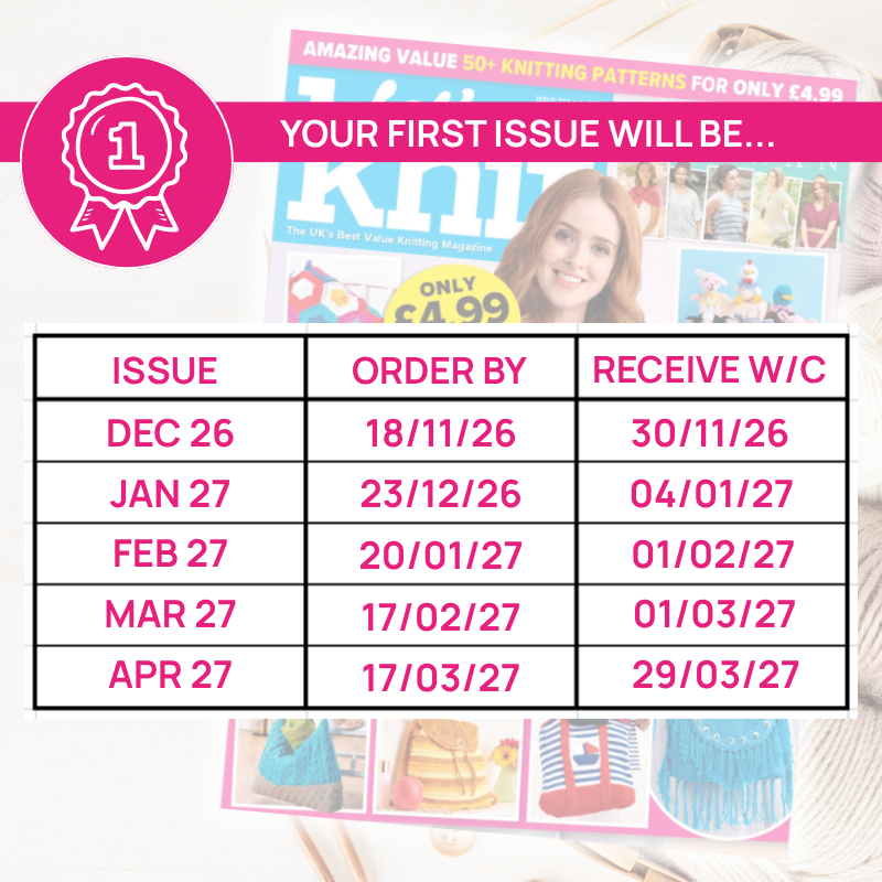 Let's Knit Magazine Subscription