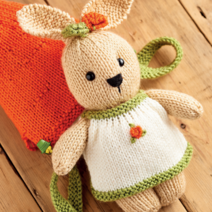 Rosie Bunny Knitting Kit – CraftiHive