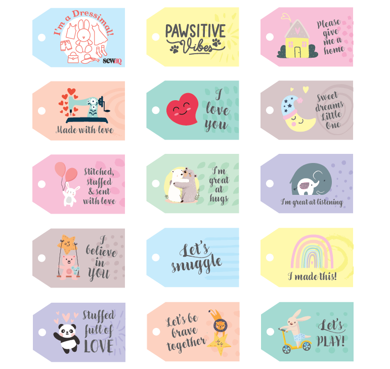 Antoine Anteater Toy Sewing Pattern | Dressimal Series