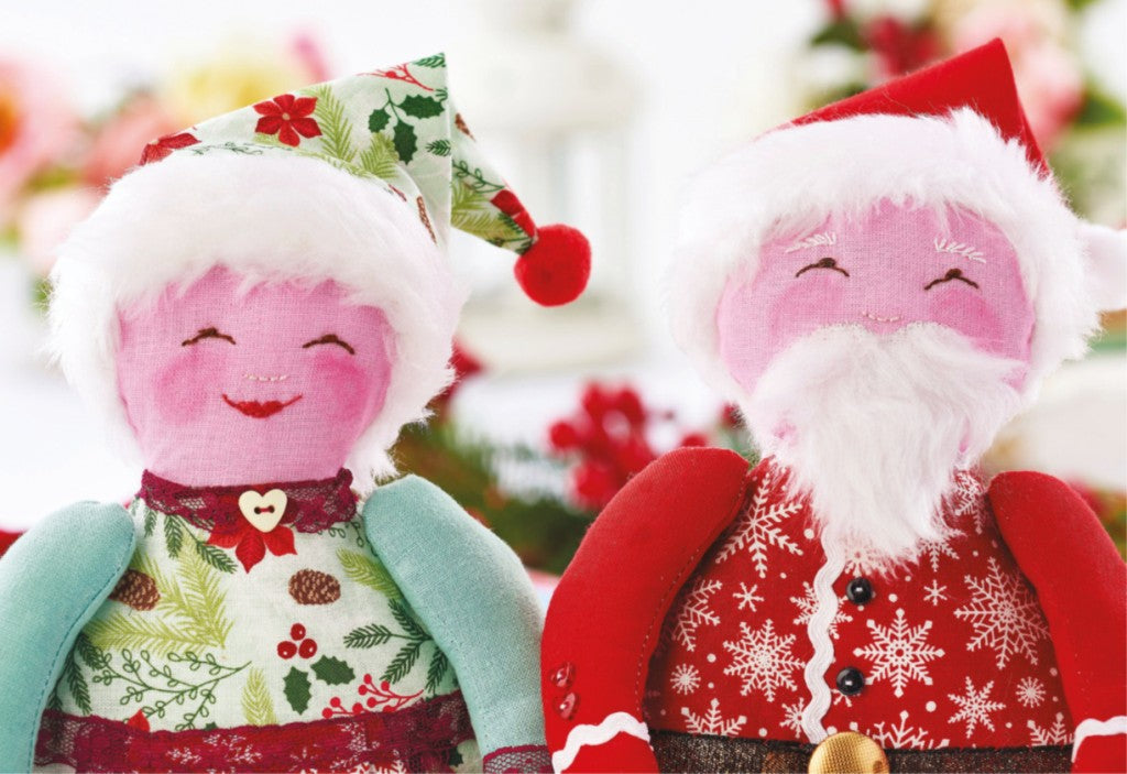 Mr and Mrs Claus Christmas Toy Sewing Pattern